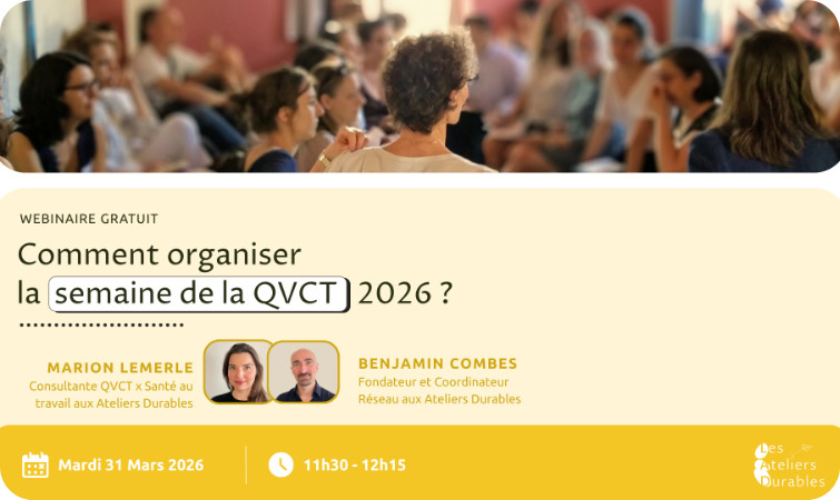 Comment organiser la semaine de la QVCT 2026